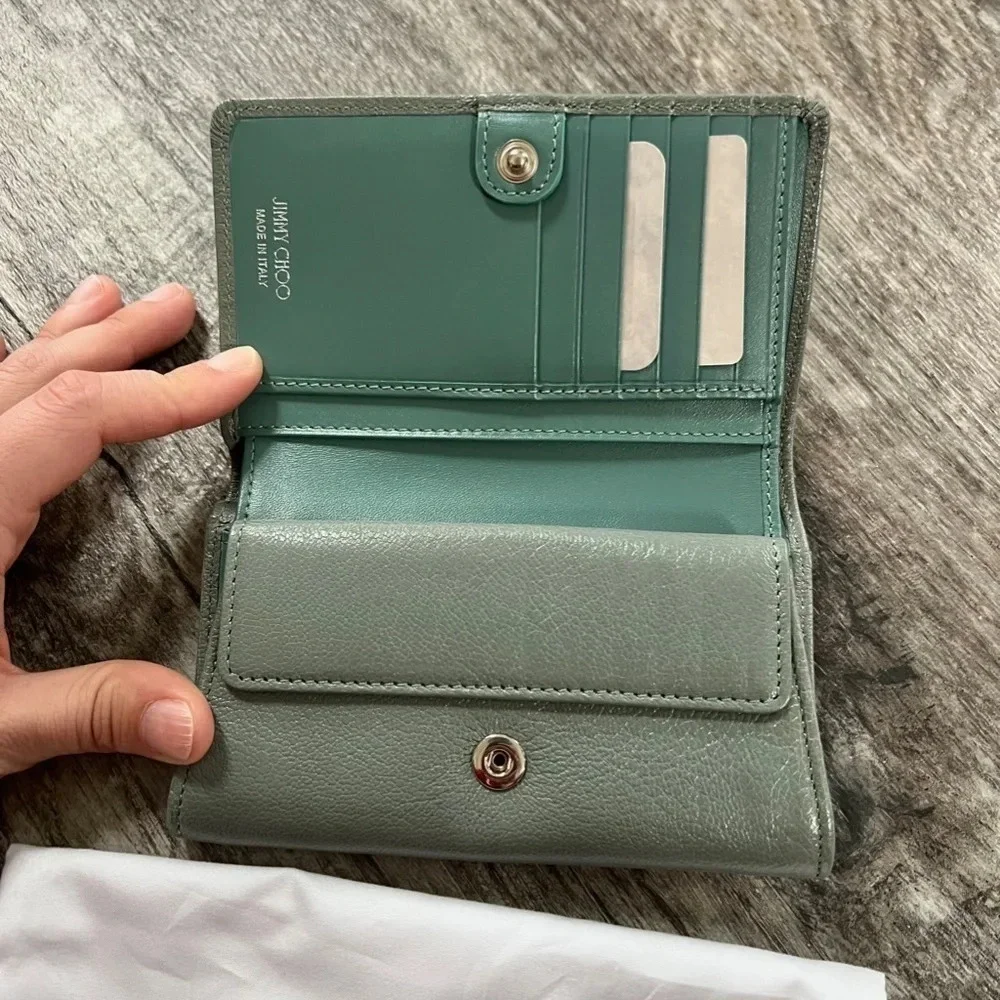 NWOT JIMMY CHOO Marlie 033853 in Verdigris Limited Edition